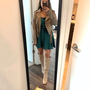 BNCI Tan Leather Jacket